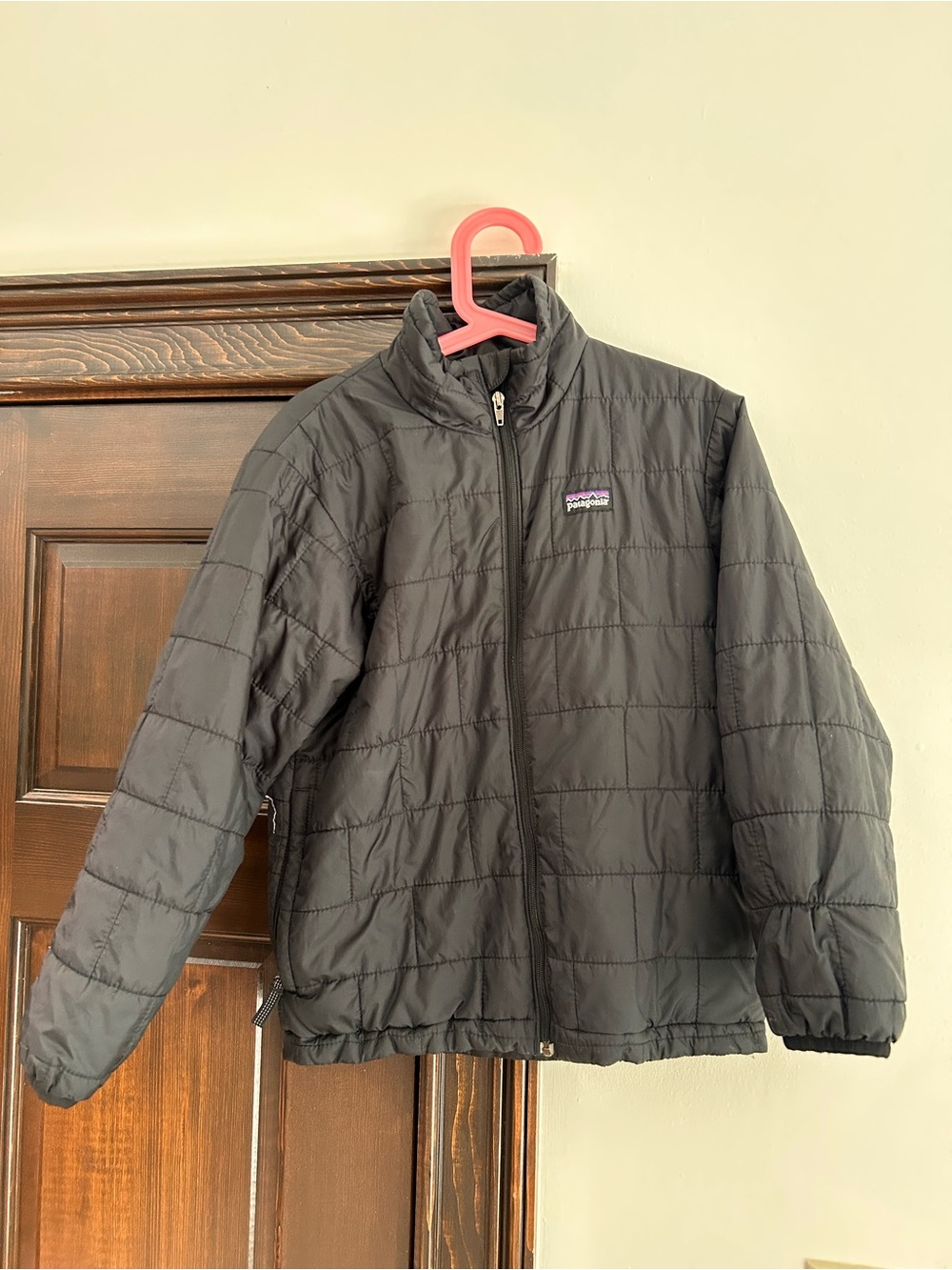 Patagonia Black Quilted Kids Puffer Jacket